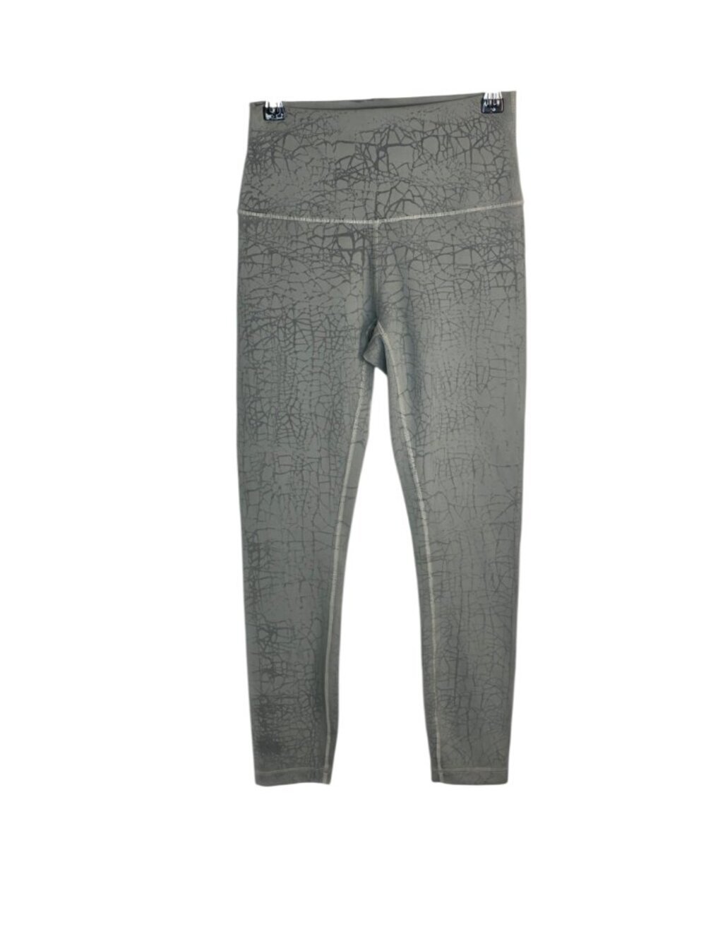 Lululemon Wunder Train High-Rise Tight 25" Thread Dye Rover Black, Everlux, Sz 4